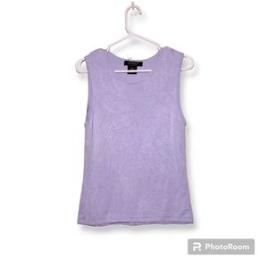 Danier knit lilac purple tank top